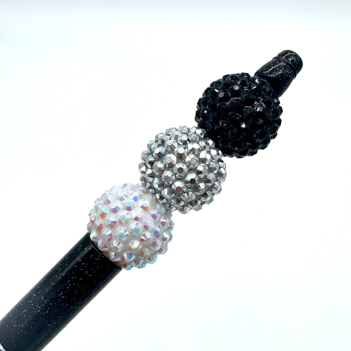 Fade to Black Rhinestone Beaded Pen – Beyond Bead